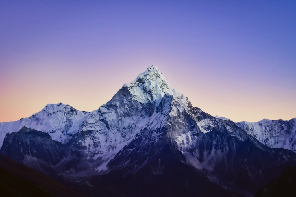 A mountain in the Himalayas